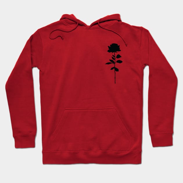 Black Rose Hoodie by White Name